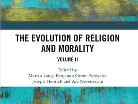 New book on the evolution of religion and morality