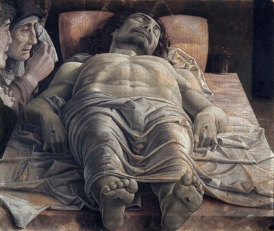 Andrea Mantegna, Oplakávání Krista, kol. 1501.