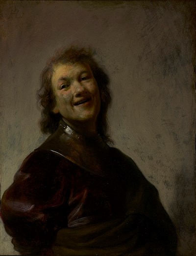 Rembrandt, Autoportrét, 1628.