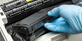 Where does used toner from printers go?