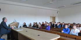 Přednáška Vladimíra Černého o&#160;politických procesech na Právnické fakultě UK