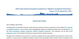 Invitation to international students conference Modern Analytical Chemistry