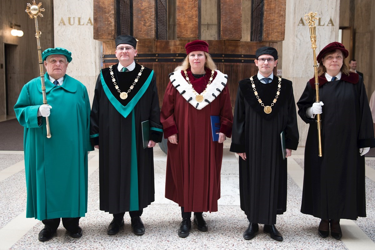 Andrea, Matěj and Romana defended their diploma theses