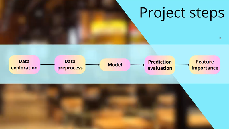 A sample from a presentation given by one of the participants in the ‘hackathon’, which forms part of an online Boot Camp within the upcoming project, showing the individual steps of data analysis.