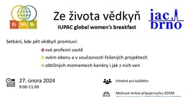 Ze života vědkyň  -&#160;IUPAC global women’s breakfast 2024