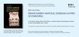 Pozvánka na křest publikace „Drahé kameny Anatolie, Dodekan a&#160;Kypru ve starověku“