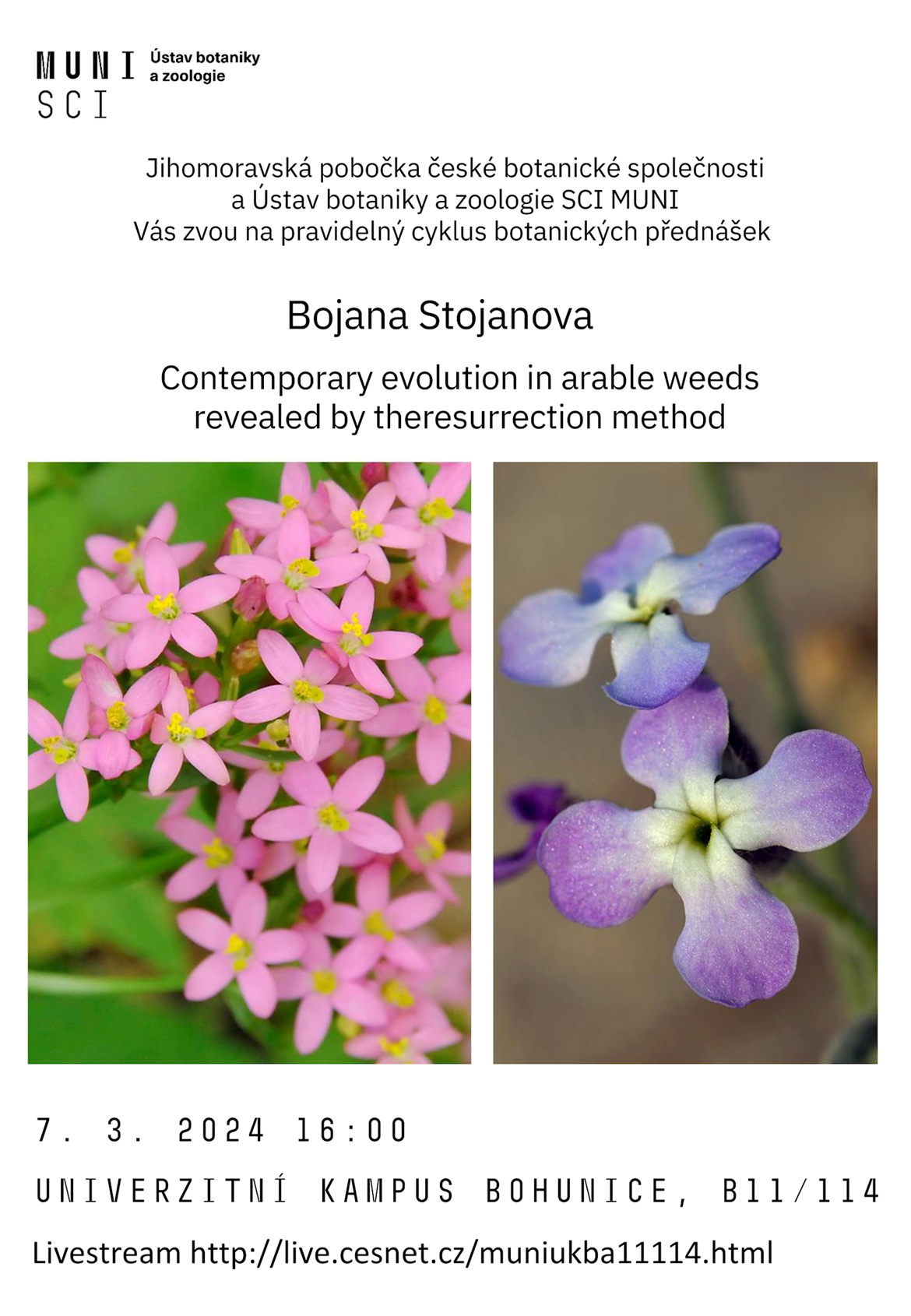 2024 03 07Bojana Stojanova Contemporary Evolution In Arable Weeds
