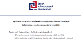 Studentská cena ČNS