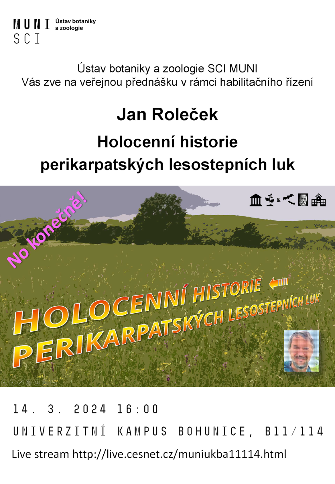 2024 03 14Jan Rolecek Holocenni Historie Perikarpatskych Lesostepnich Luk (1)