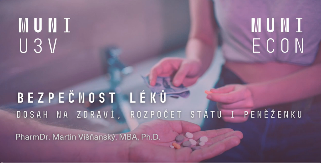 Martin Višňanský, an expert in pharmacoeconomics, lectured on medication safety