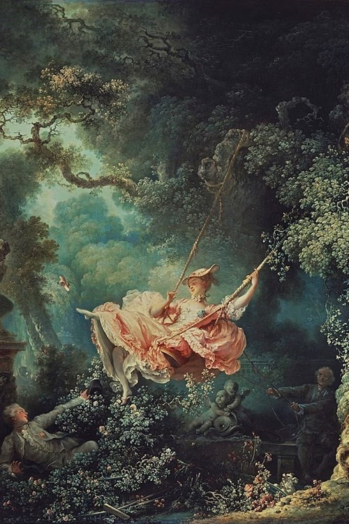 Jean-Honoré Fragonard, Houpačka, 1767.