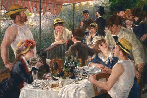 Pierre Auguste Renoir, Snídaně veslařů, 1880–1881.