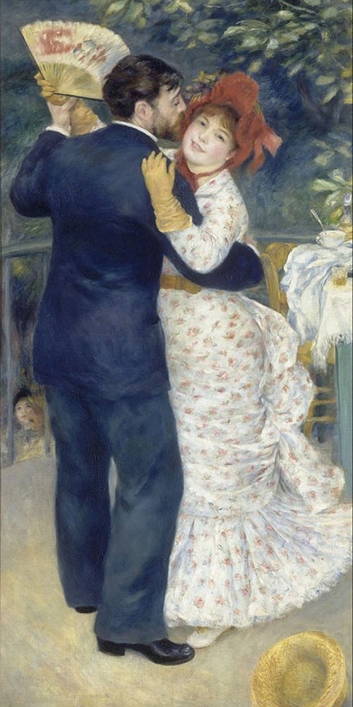 Pierre Auguste Renoir, Tanec na venkově, 1883.