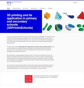 3D Print In Schools | MUNI ICS