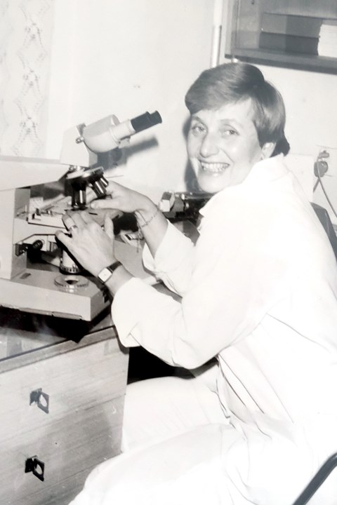Jiřina Jedličková, leden 1984.