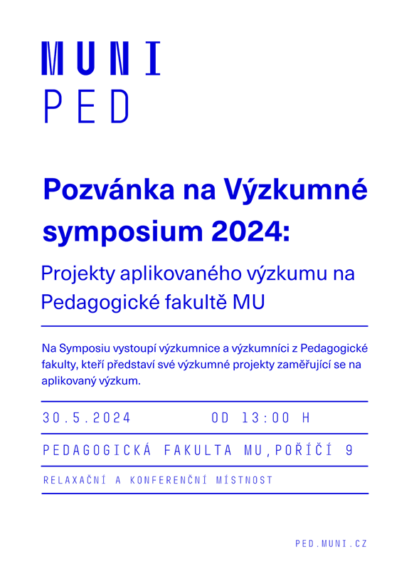 Pozvánka na Symposium 2024