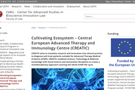 Cultivating Ecosystem – Central European Advanced Therapy and Immunology Centre (CREATIC)
