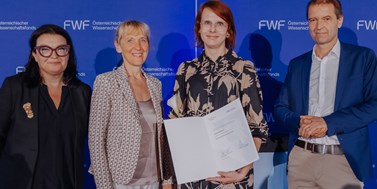 Our former student was awarded as a&#160;Successful Woman in Cutting-Edge Research by the Austrian Science Fund