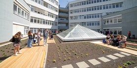 New green roof at ECON MUNI inaugurated by the Dean