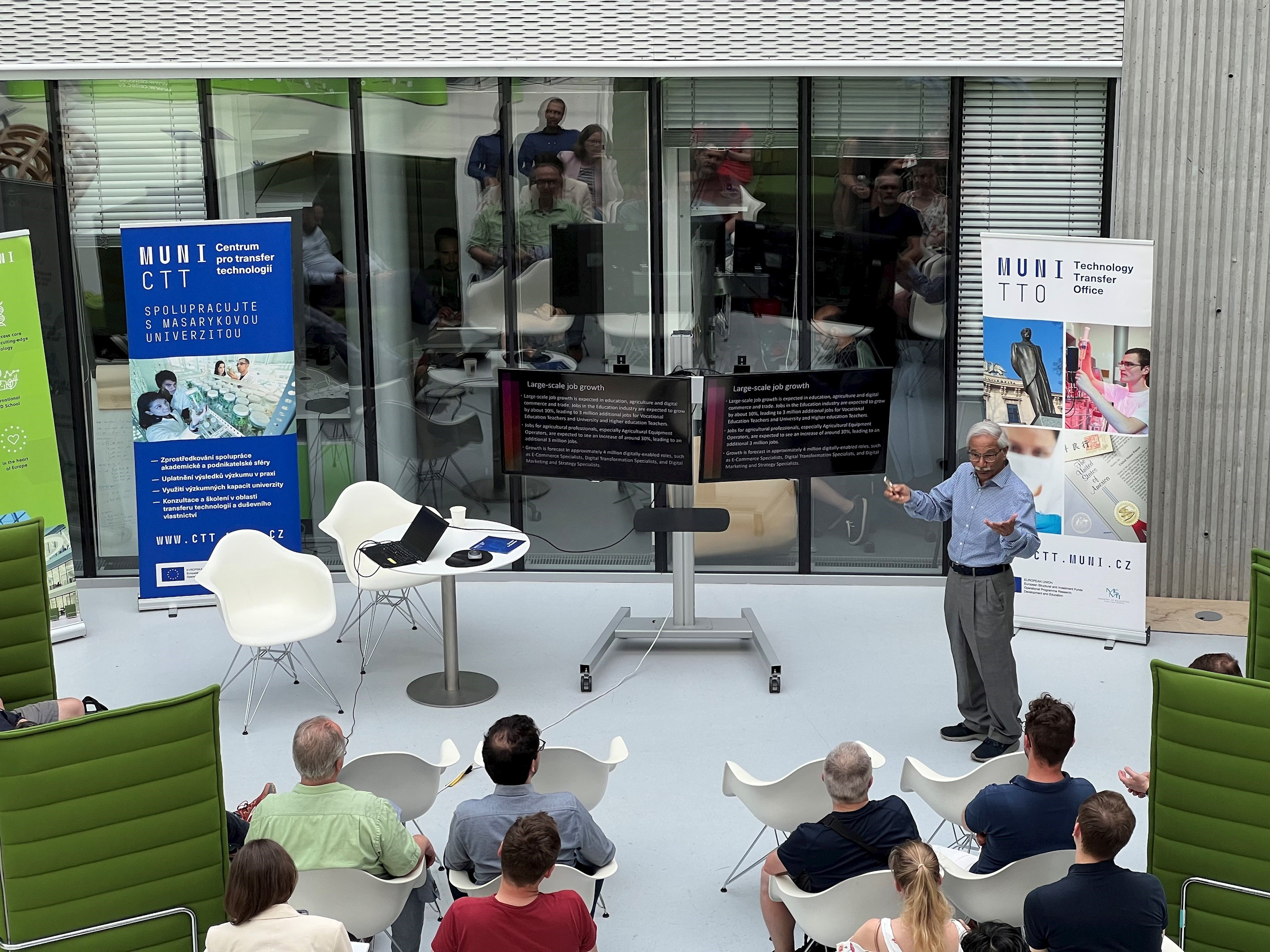CTT a FaF pořádaly na CEITEC MU odpoledne věnované transferu technologií