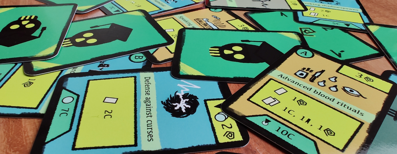 Graduate in Necromancy - A curriculum inspired card game from CEDRR