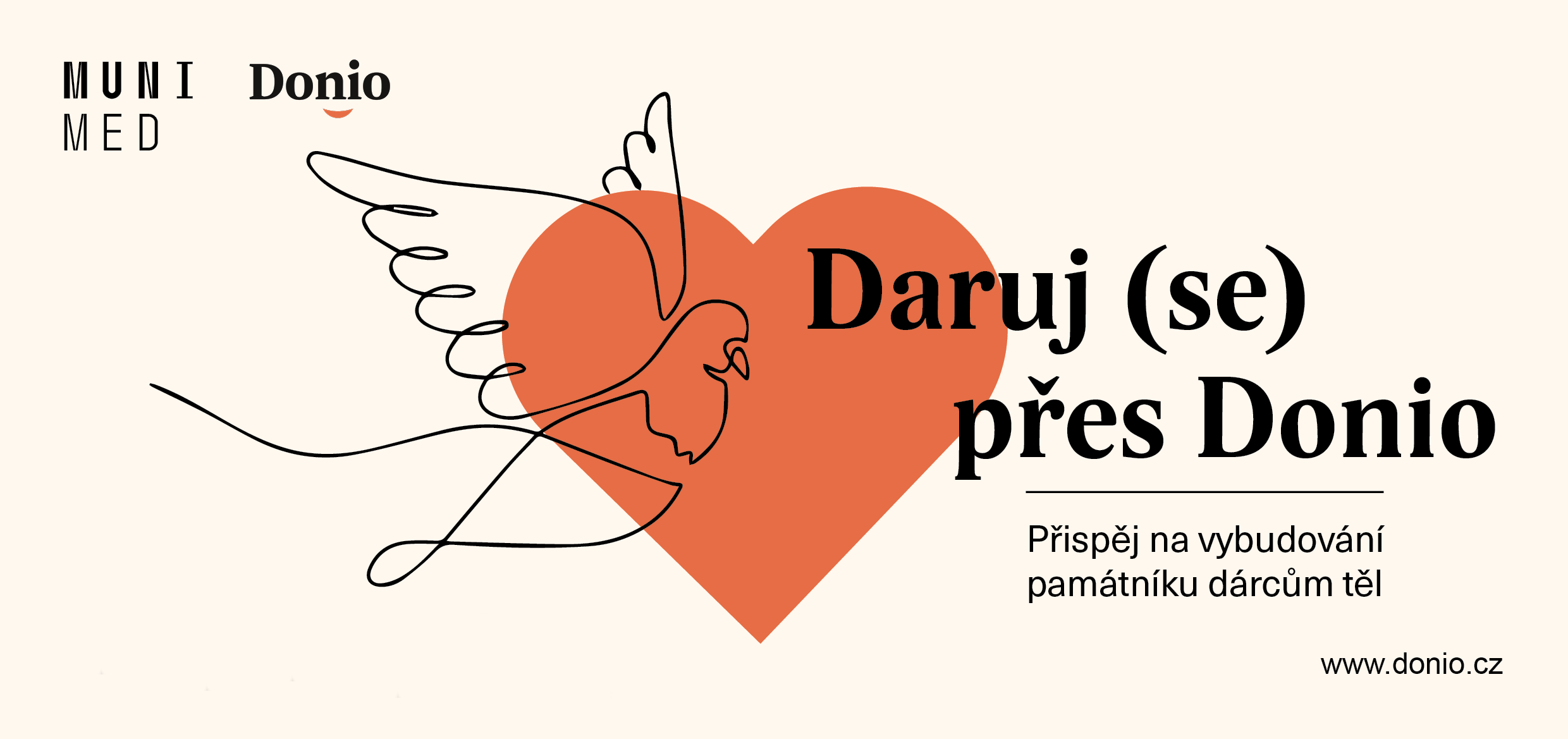 Přispěvatelé na Doniu podpořili památník dárcům těl skoro 150 tisíci 