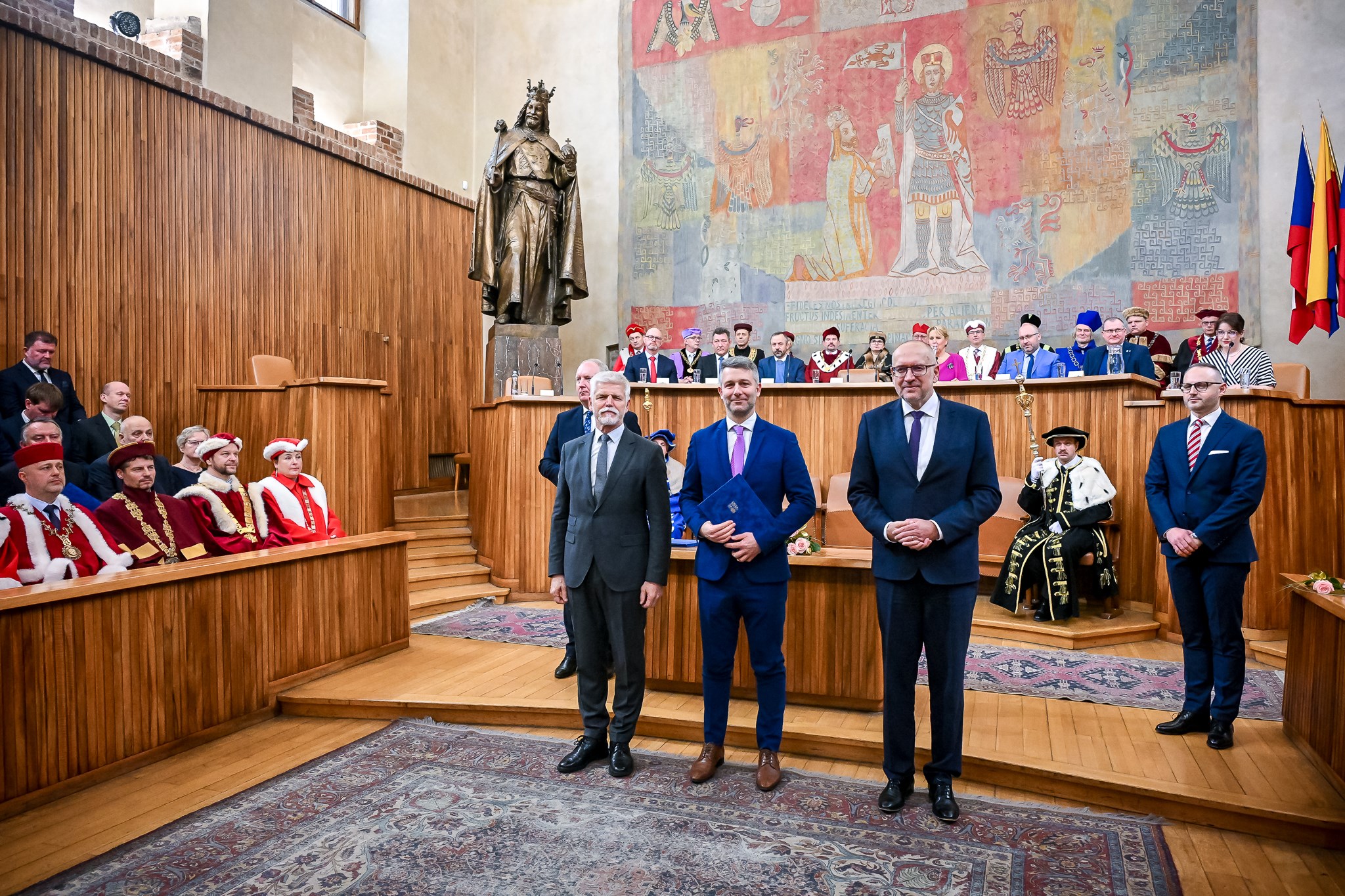 Nově jmenovaný profesor Weinberger: "Buďte kritičtí, zároveň ale odvážní."