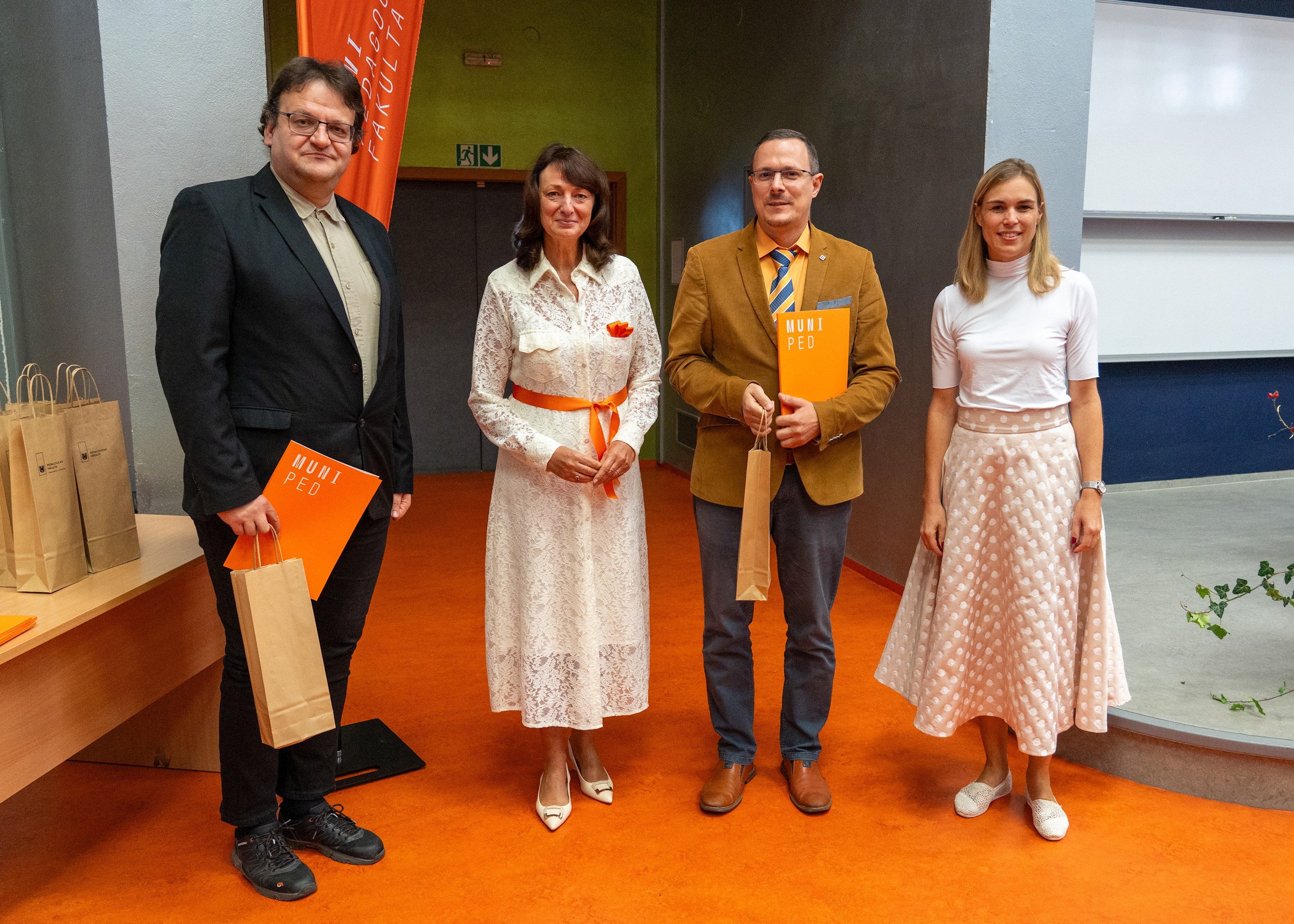 Jan Čech a Lubomír Prokeš získali ocenění děkanky Pedagogické fakulty MU