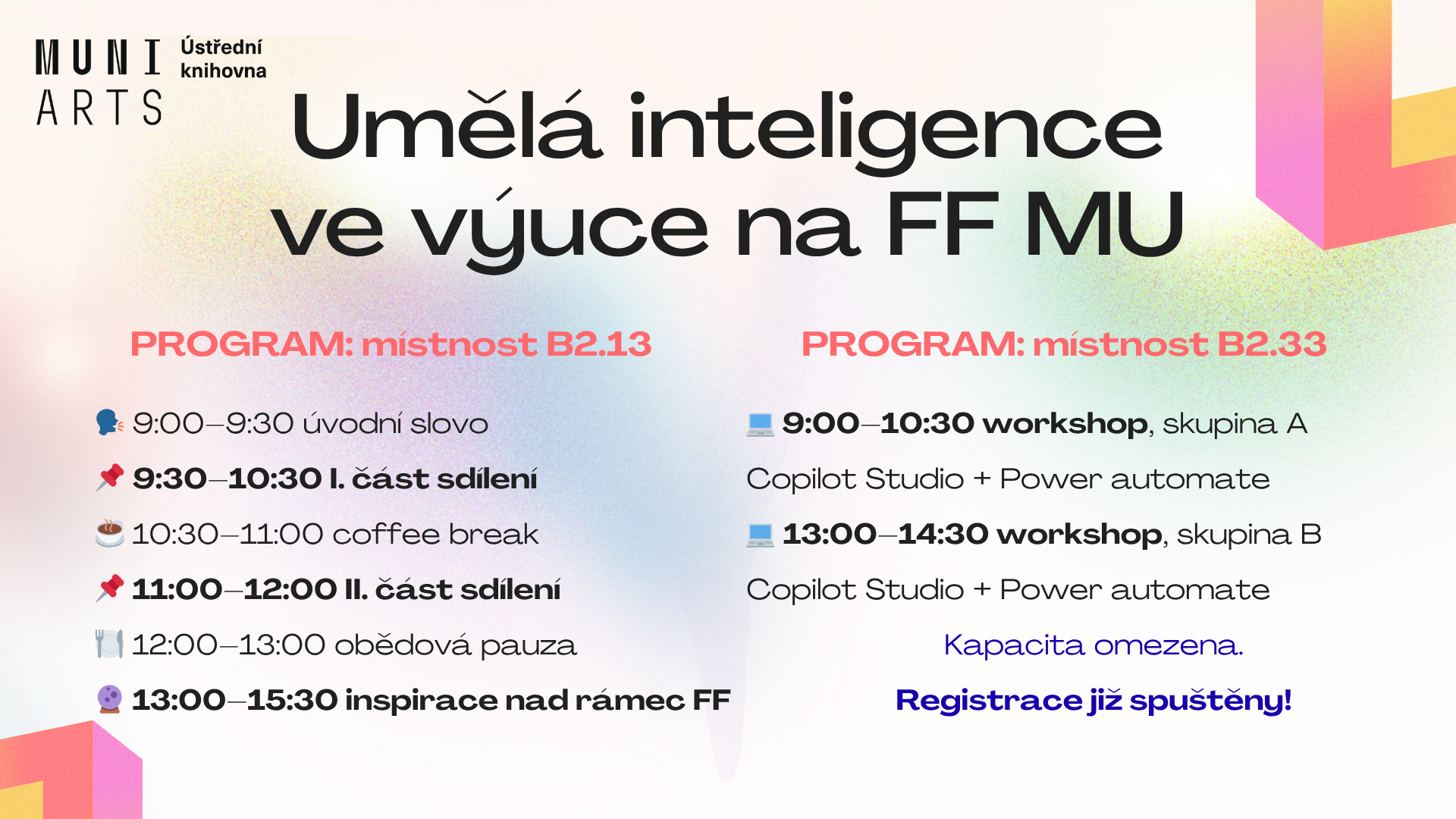 Program konference (kliknutím lze obrázek zvětšit)