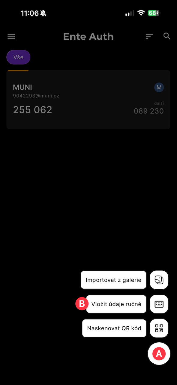 Fig. 1) Manual entry