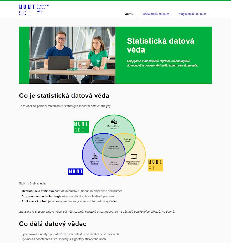 Statistická datová věda | MUNI SCI