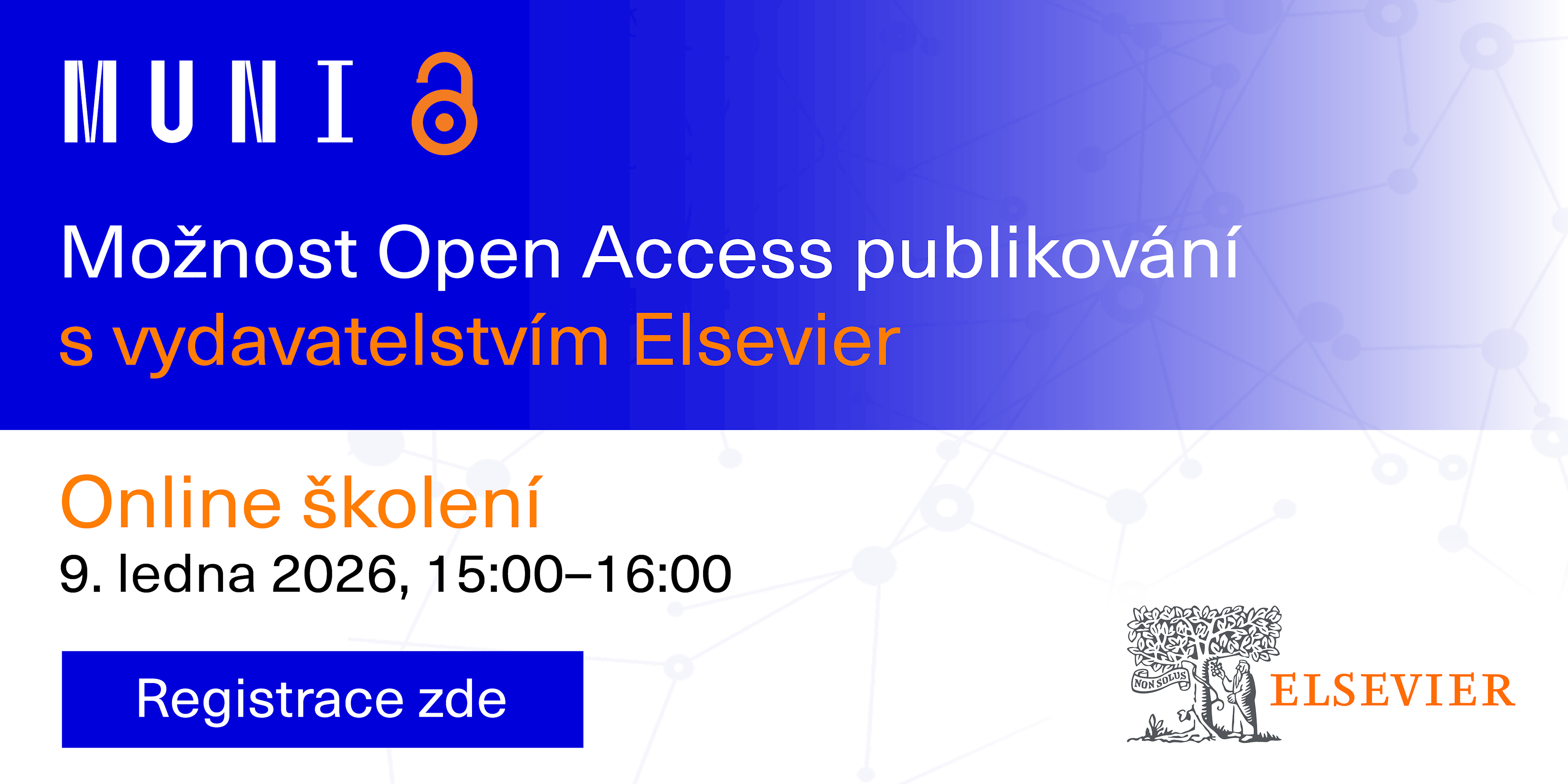 Možnost Open Access publikování s vydavatelstvím Elsevier