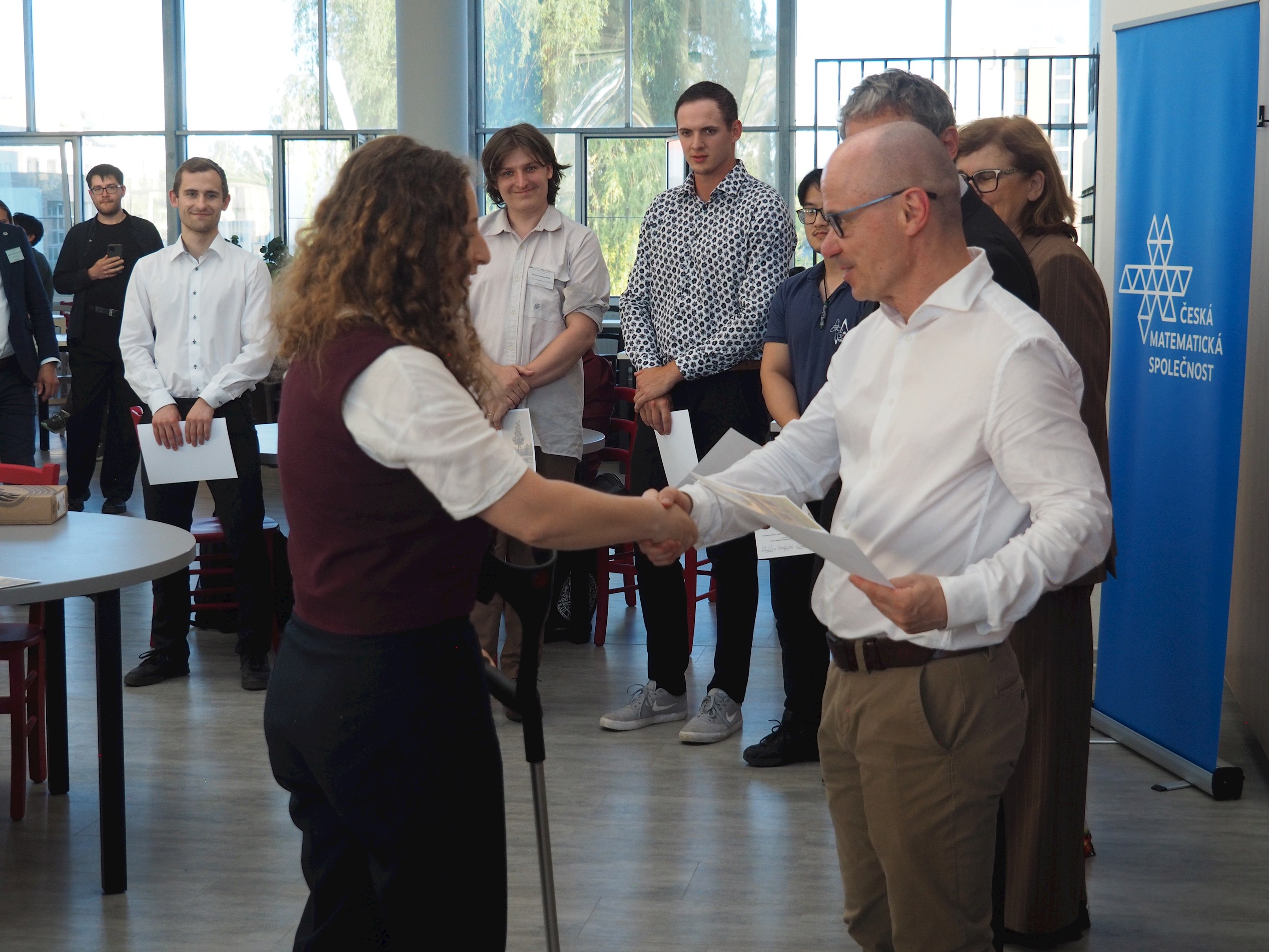 Department of Mathematics and Statistics Student Succeeds in the SVOČ Finals 