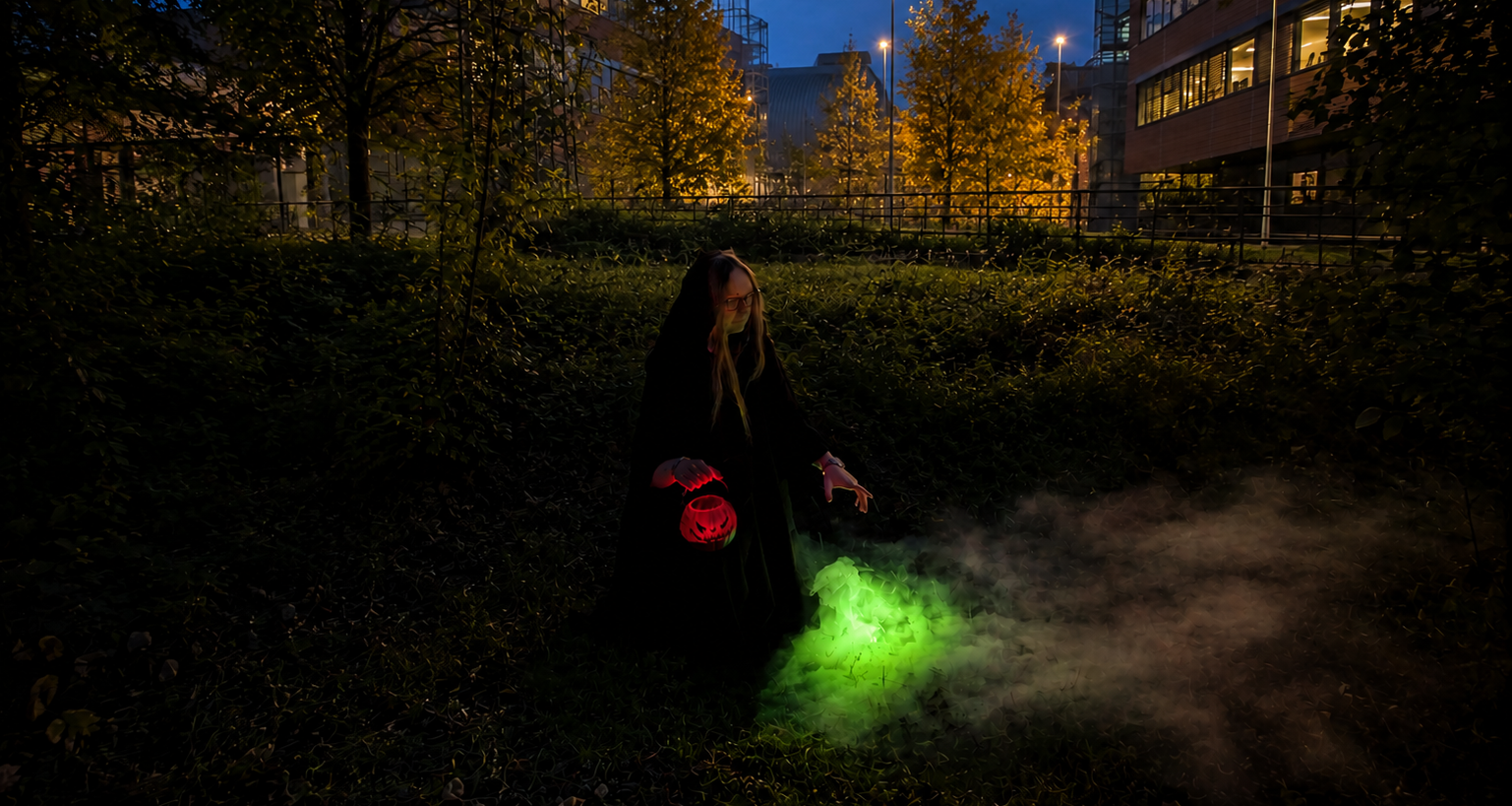 Tajuplná halloweenská laboratoř (V)