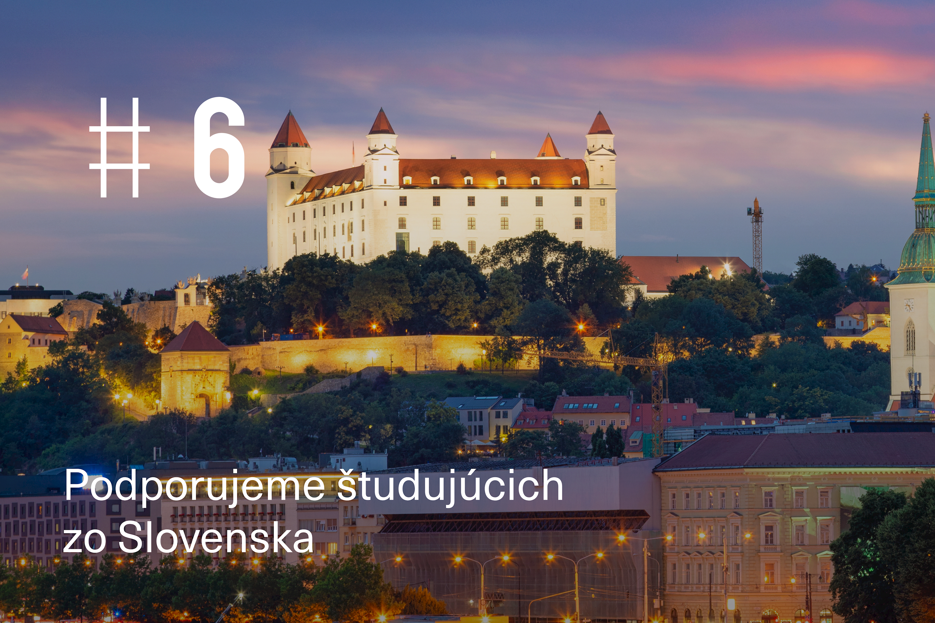Podporujeme studující ze Slovenska