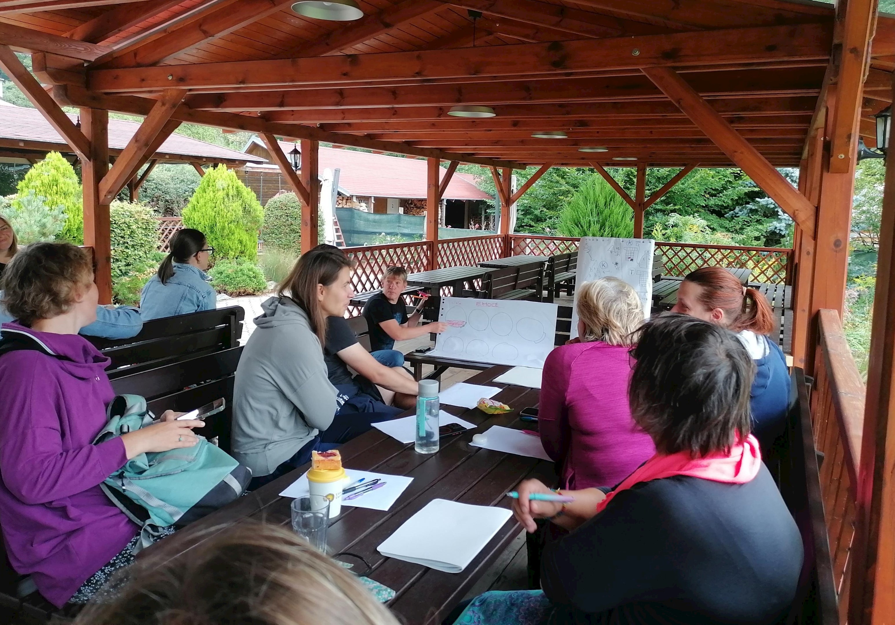 Z workshopu Odolnost a akční kompetence. Foto: Katedra environmentálních studií FSS MU