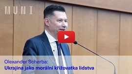 Přednáška č. 7 – Olexander Scherba | Ukrajina jako morální křižovatka lidstva