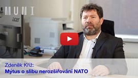 Přednáška k&#160;Ep. 1 – Zdeněk Kříž | Mýtus o&#160;slibu nerozšiřování NATO