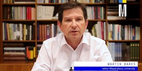 Video: Rektor Martin Bareš o postojích MU a pomoci Ukrajině