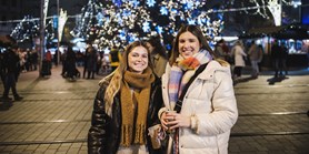 Studentky z Uruguaye poprvé zažijí Vánoce v zimě