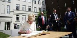 O baltistiku na MU projevila zájem premiérka Litevské republiky