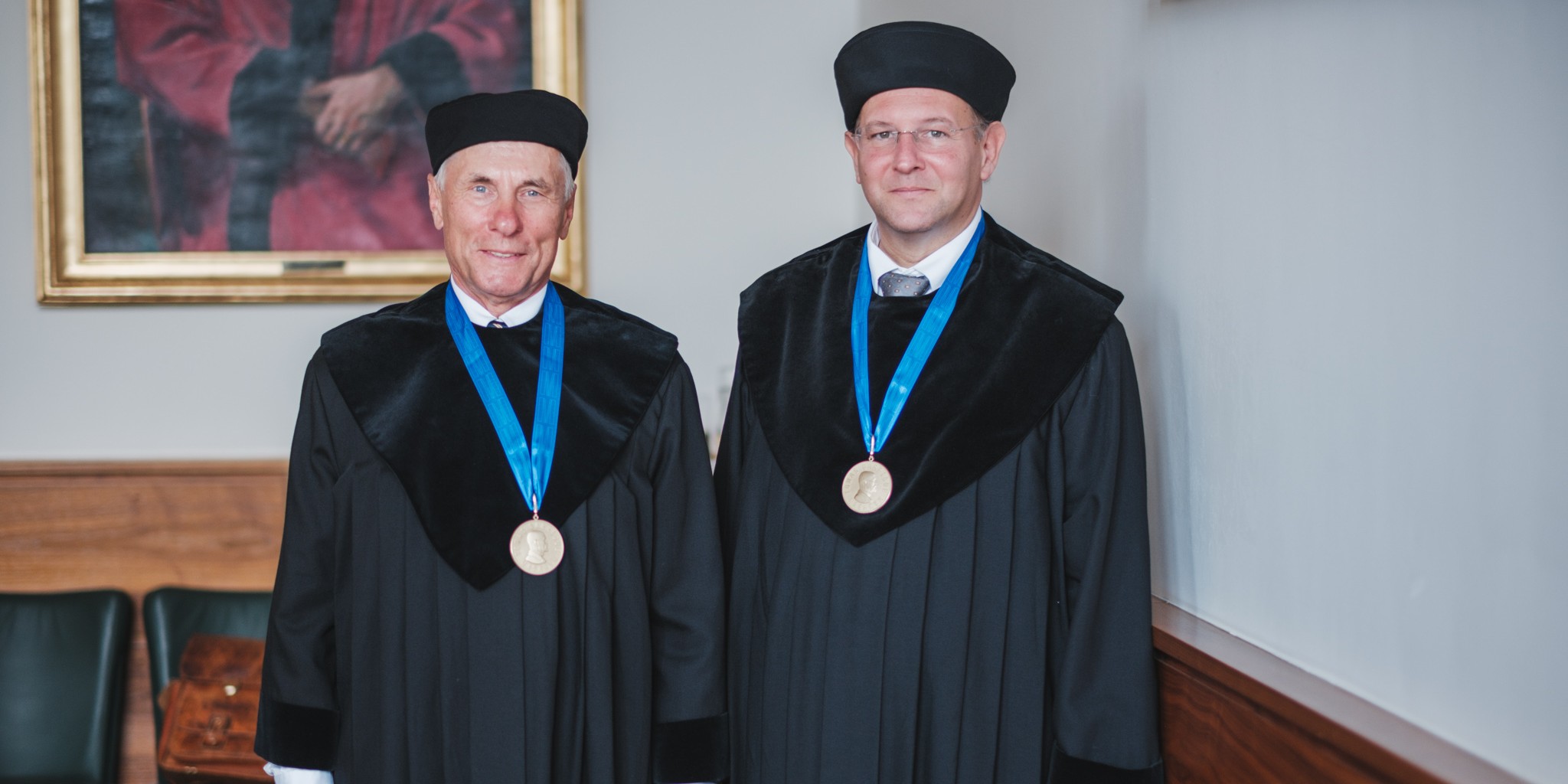 Čestné doktoráty obdrželi profesoři Christian Hanus a Leonard Etel