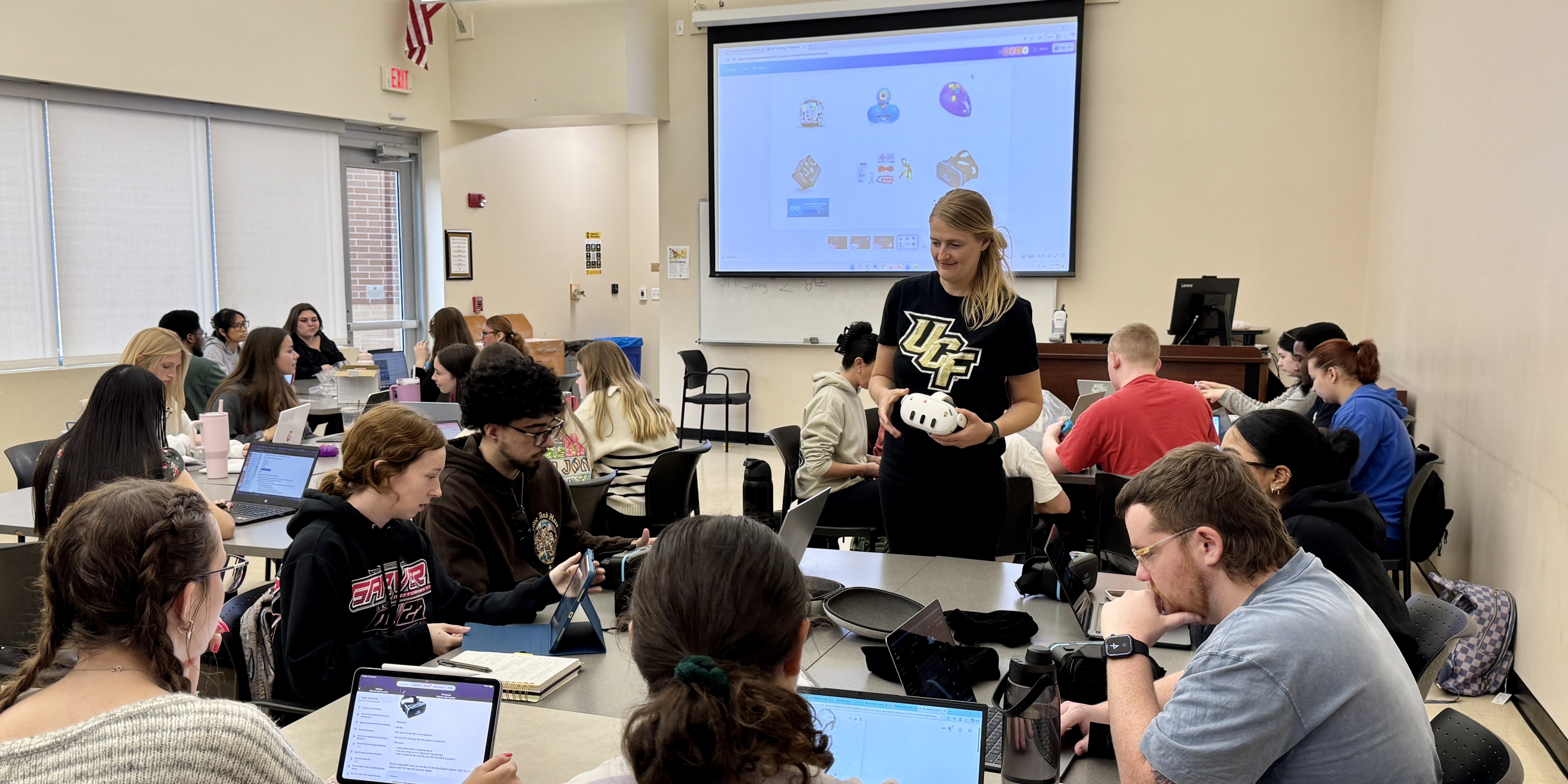Teaching in an American classroom thanks to the Fulbright programme
