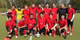 International med students have a football team. Come play with them