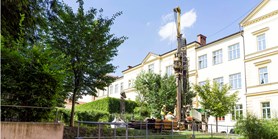 New 30-metre borehole at the Faculty of Science